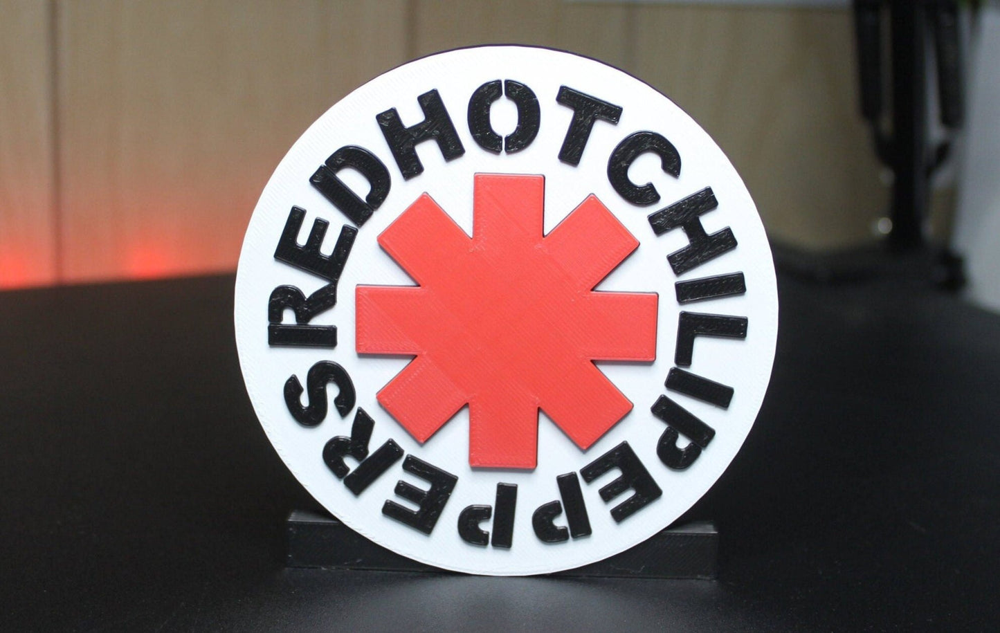 Red Hot Chili Peppers 3D Logo Art