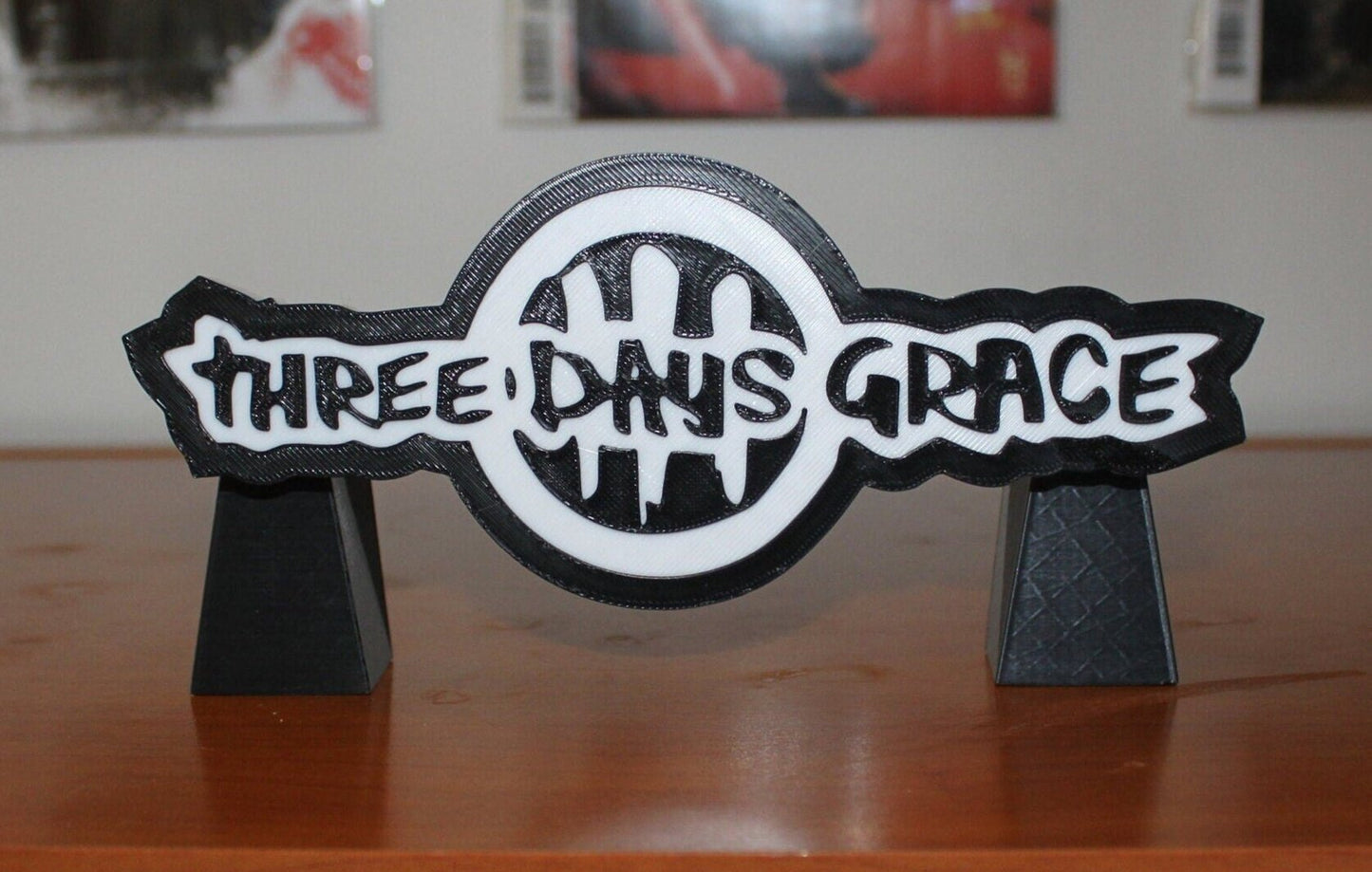 Three Days Grace 3D Printed Logo Art