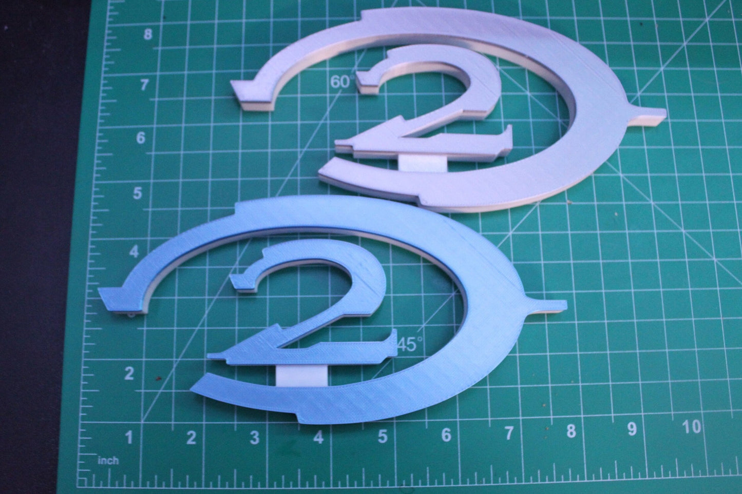 Halo 2 3D printed Logo Art