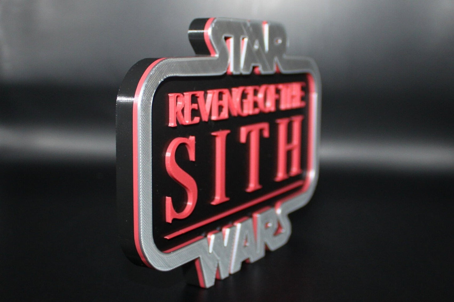 Star Wars Revenge of the Sith 3D printed Logo Art
