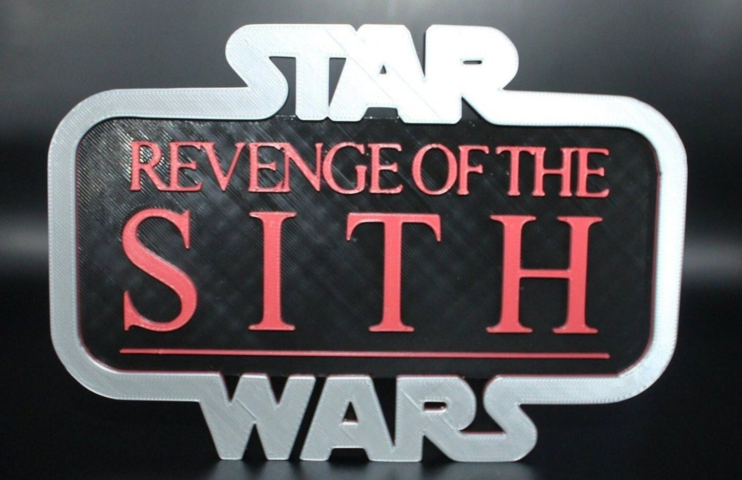 Star Wars Revenge of the Sith 3D printed Logo Art