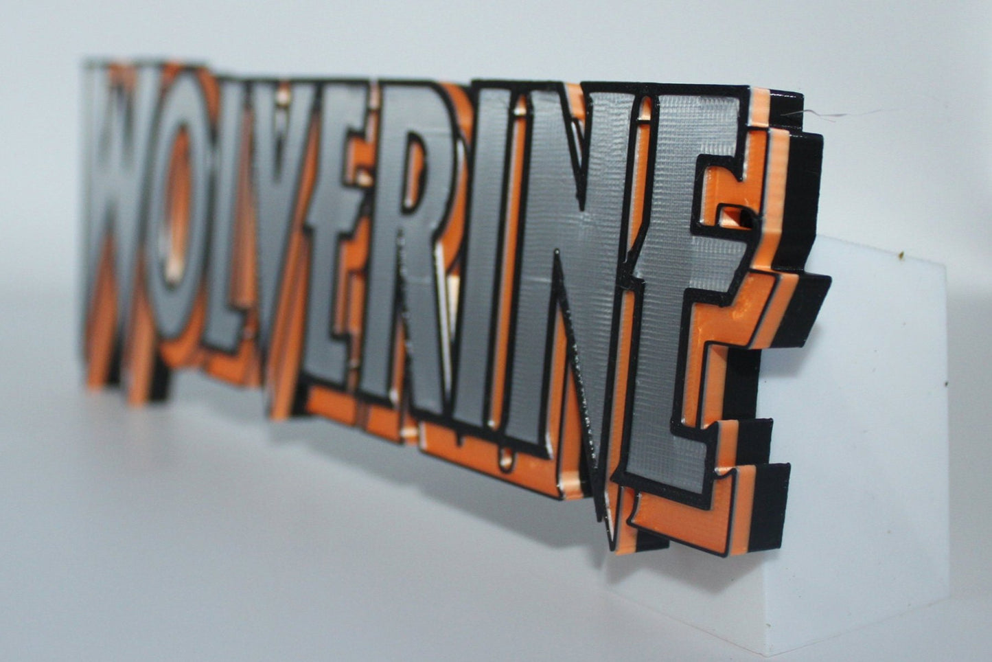 Wolverine 3D printed Comic Logo Art