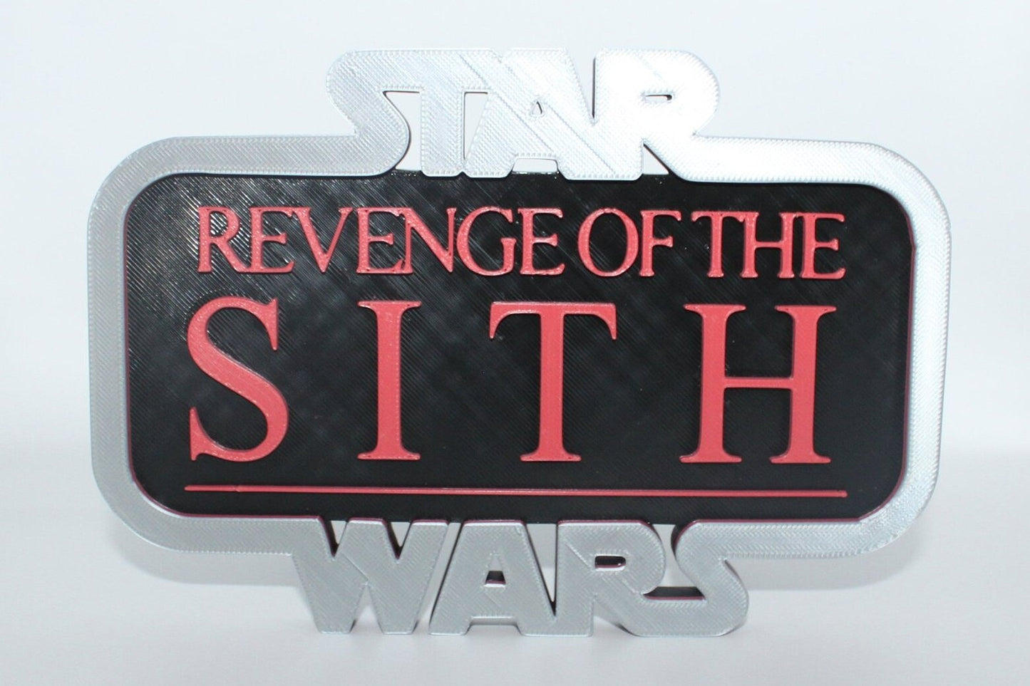 Star Wars Revenge of the Sith 3D printed Logo Art