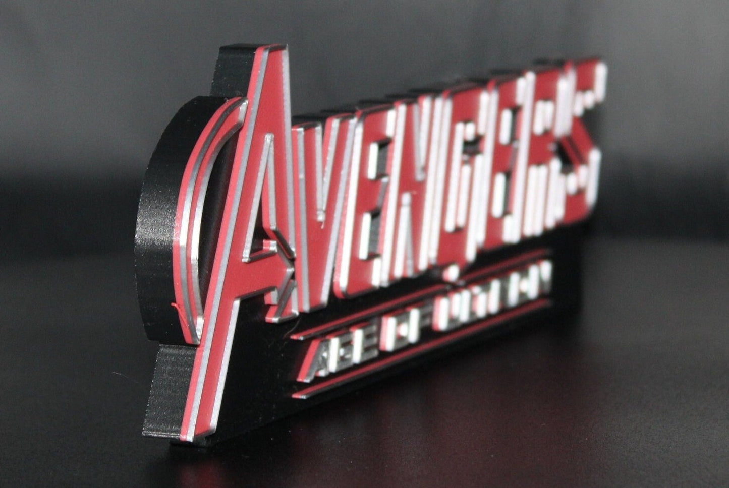 Avengers Age of Ultron 3D printed Comic Logo Art