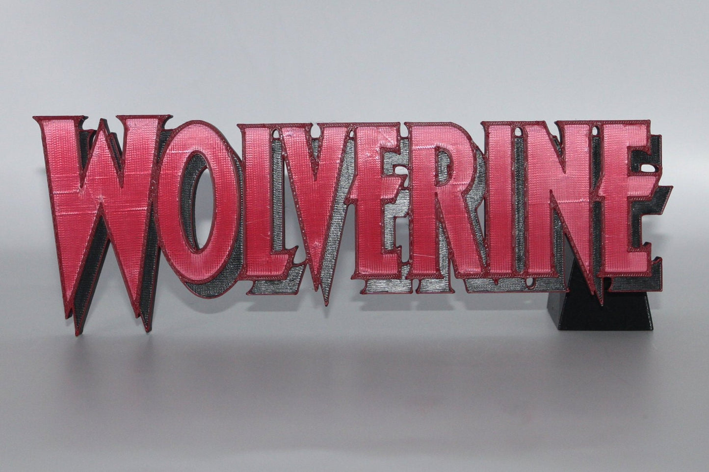 Wolverine 3D printed Comic Logo Art