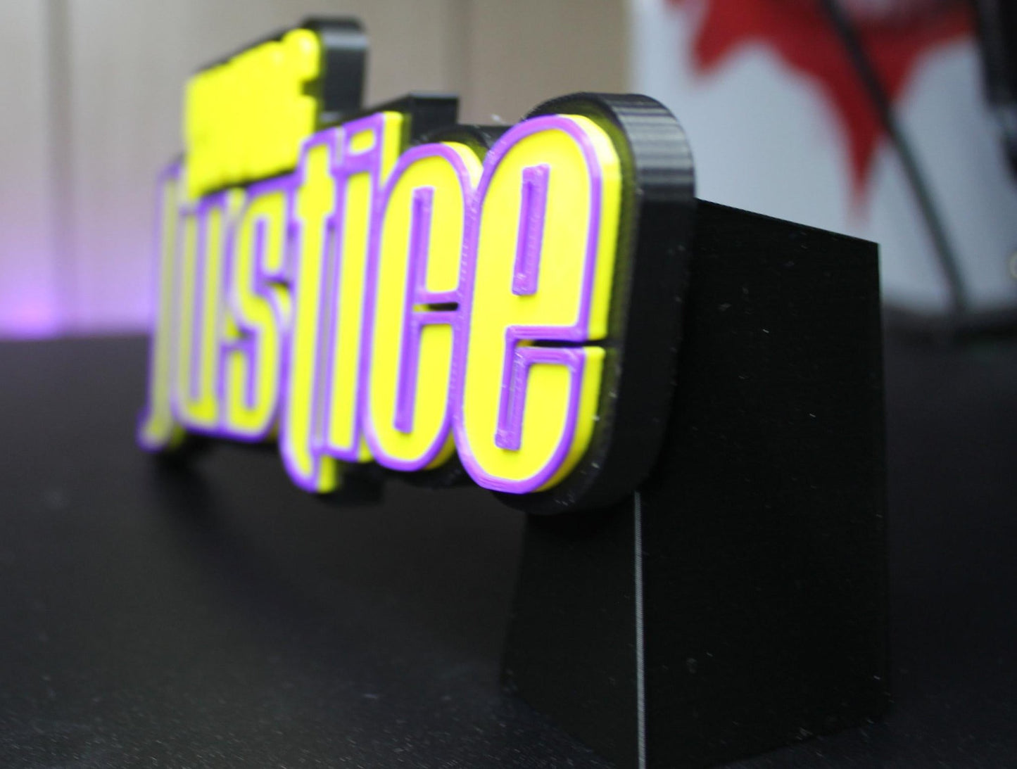 Young Justice 3D printed Comic Logo Art