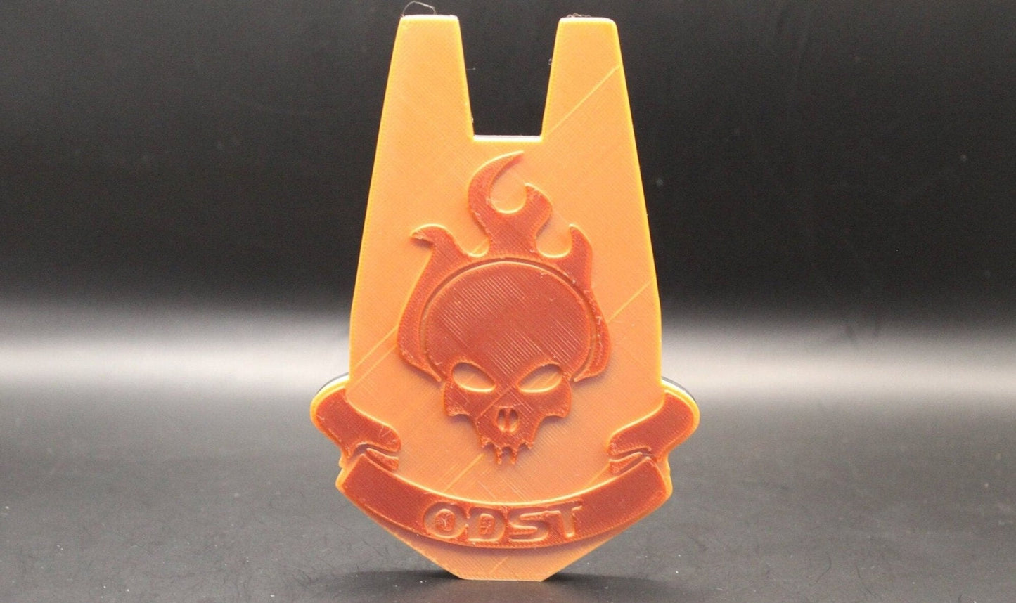 Halo ODST 3D printed Logo Sign Wall Desk Shelf Art