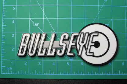 Bullseye 3D printed Logo Sign Wall Desk Shelf Art