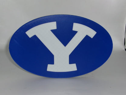Brigham Young Cougars 3D printed Logo Sign Wall Desk Shelf Art