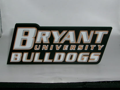 Bryant Bulldogs 3D printed Logo Sign Wall Desk Shelf Art