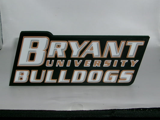 Bryant Bulldogs 3D printed Logo Sign Wall Desk Shelf Art