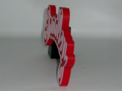 Bradley Braves 3D printed Logo Sign Wall Desk Shelf Art