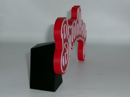 Bradley Braves 3D printed Logo Sign Wall Desk Shelf Art