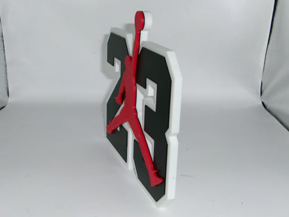 Air Jordan 3D printed Logo Sign Wall Desk Shelf Art