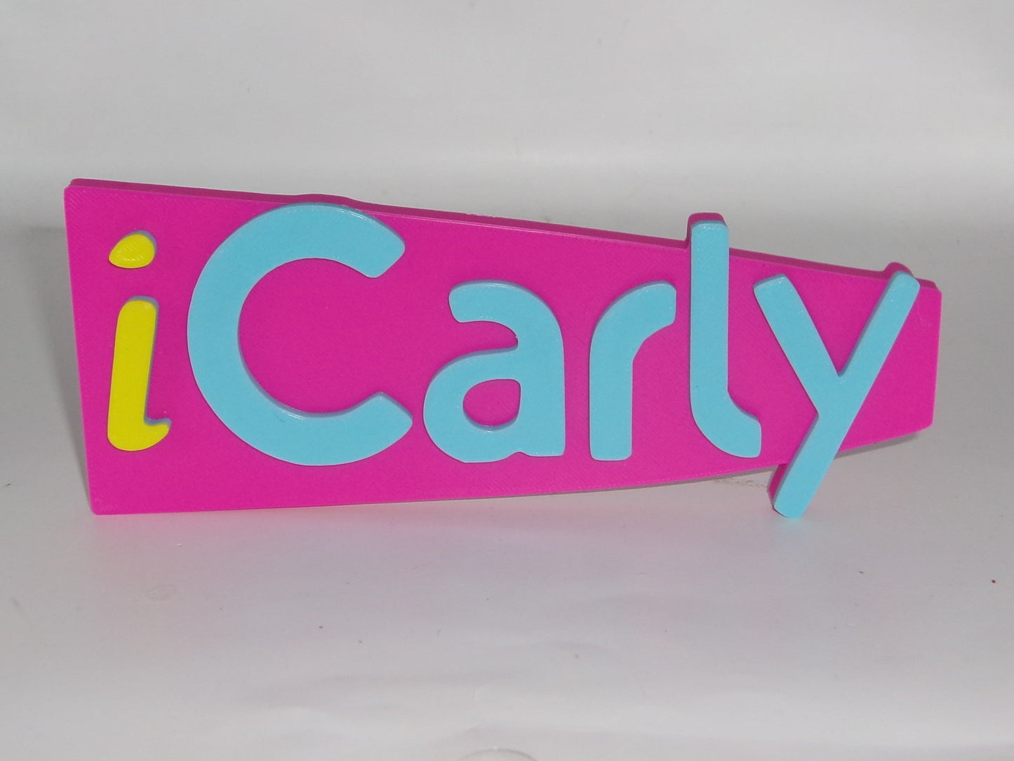 iCarly 3D printed Logo Sign Wall Desk Shelf Art