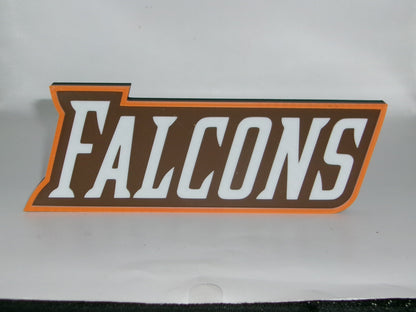 Bowling Green Falcons 3D printed Logo Sign Wall Desk Shelf Art