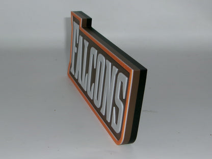 Bowling Green Falcons 3D printed Logo Sign Wall Desk Shelf Art