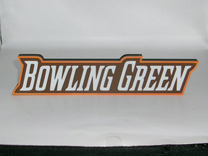 Bowling Green Falcons 3D printed Logo Sign Wall Desk Shelf Art