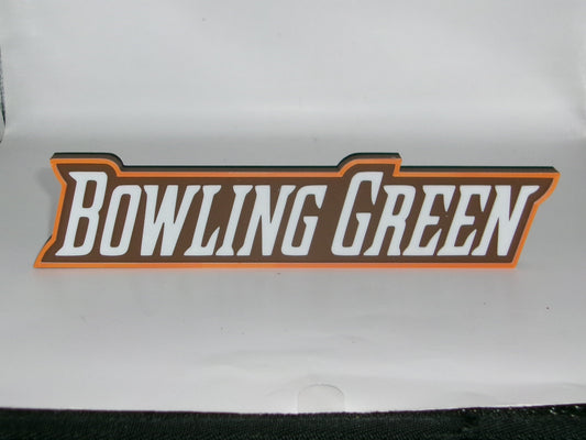 Bowling Green Falcons 3D printed Logo Sign Wall Desk Shelf Art