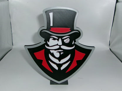 Austin Peay Governors 3D printed Logo Sign Wall Desk Shelf Art
