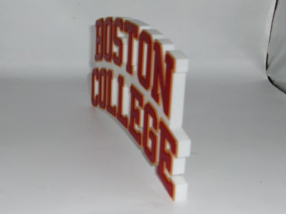 Boston College Eagles 3D printed Logo Sign Wall Desk Shelf Art