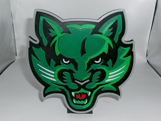 Binghamton Bearcats 3D printed Logo Sign Wall Desk Shelf Art