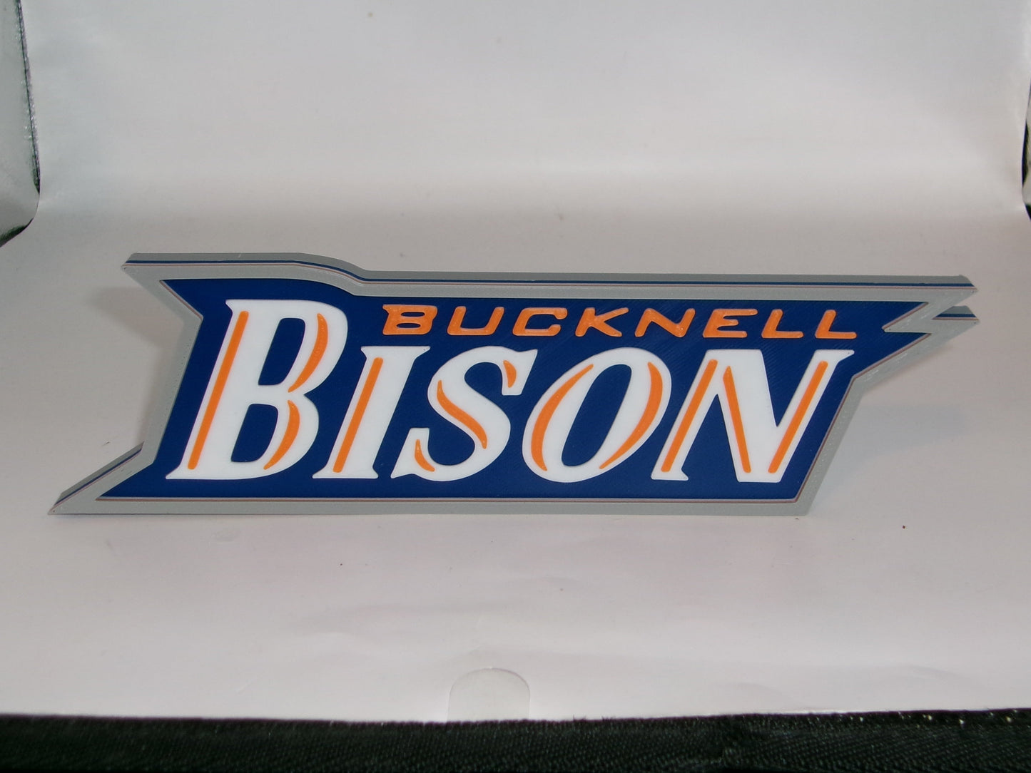 Bucknell Bison 3D printed Logo Sign Wall Desk Shelf Art