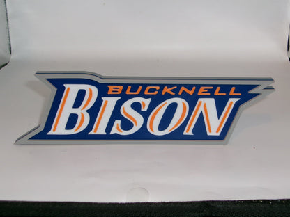 Bucknell Bison 3D printed Logo Sign Wall Desk Shelf Art