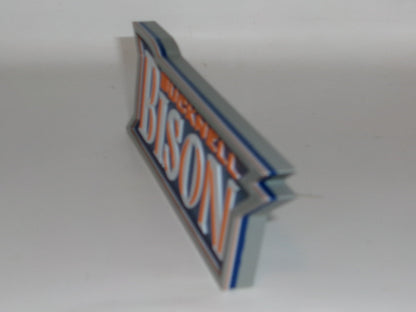 Bucknell Bison 3D printed Logo Sign Wall Desk Shelf Art