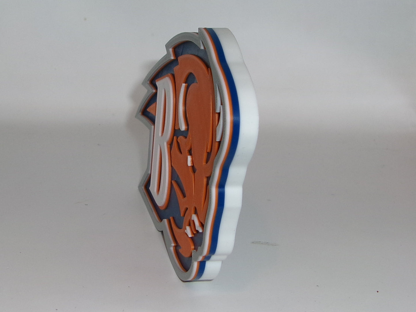 Bucknell Bison 3D printed Logo Sign Wall Desk Shelf Art