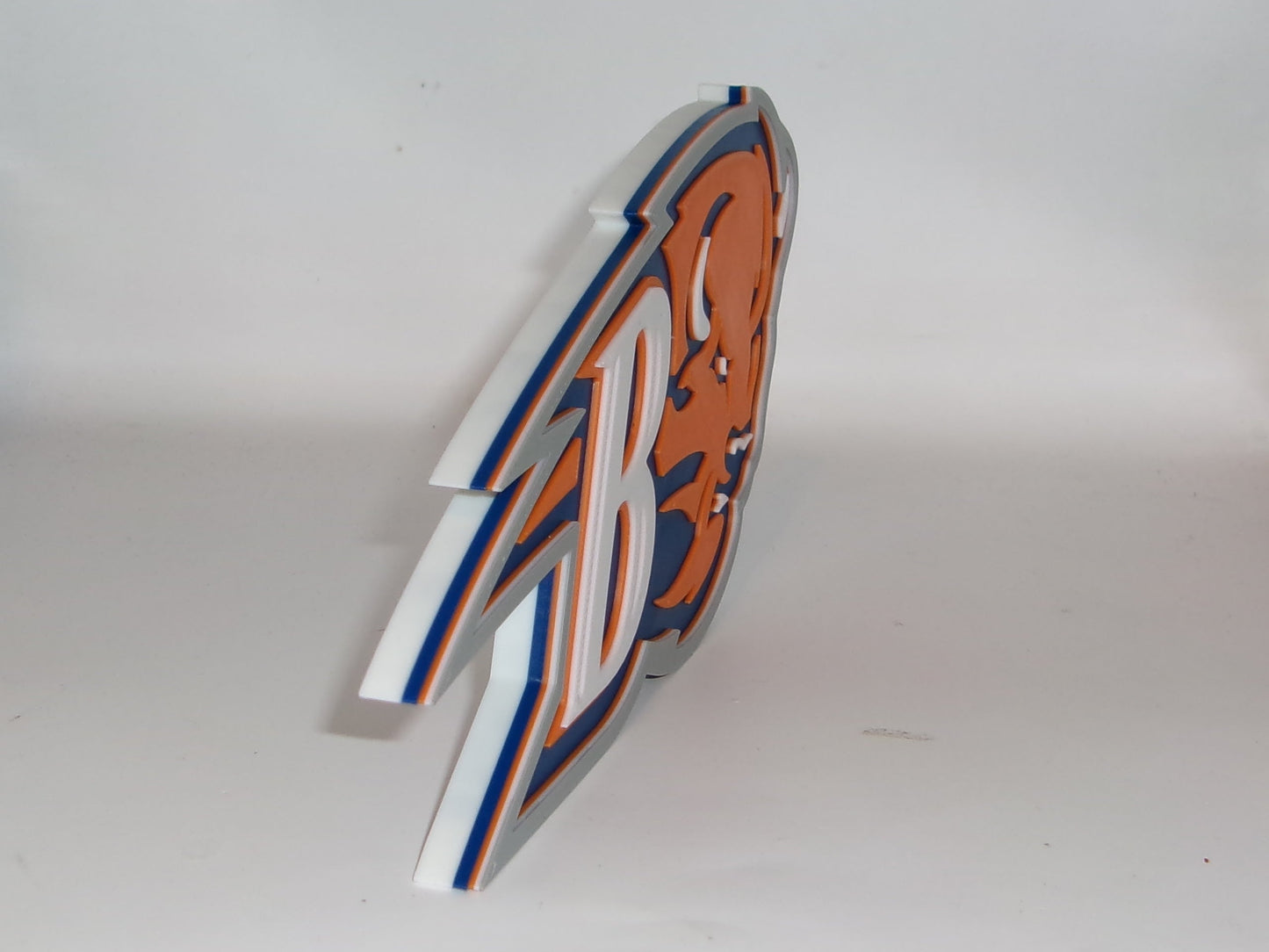 Bucknell Bison 3D printed Logo Sign Wall Desk Shelf Art