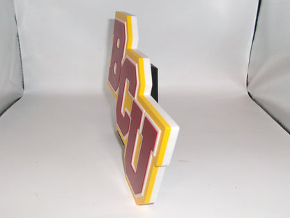 Bethune-Cookman Wildcats 3D printed Logo Sign Wall Desk Shelf Art