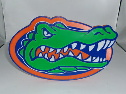 Florida Gators 3D printed Logo Sign Wall Desk Shelf Art