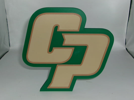 Cal Poly Mustangs 3D printed Logo Sign Wall Desk Shelf Art