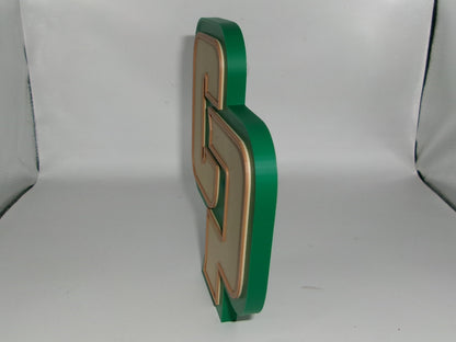 Cal Poly Mustangs 3D printed Logo Sign Wall Desk Shelf Art