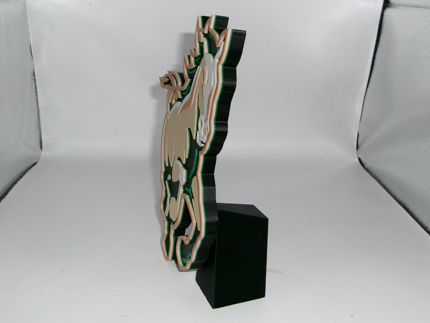 Cal Poly Mustangs 3D printed Logo Sign Wall Desk Shelf Art