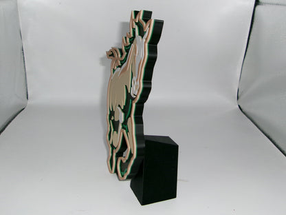 Cal Poly Mustangs 3D printed Logo Sign Wall Desk Shelf Art