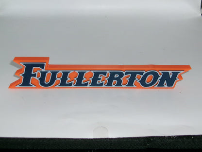 Cal State Fullerton Titans 3D printed Logo Sign Wall Desk Shelf Art