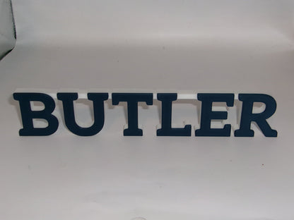 Butler Bulldogs 3D printed Logo Sign Wall Desk Shelf Art
