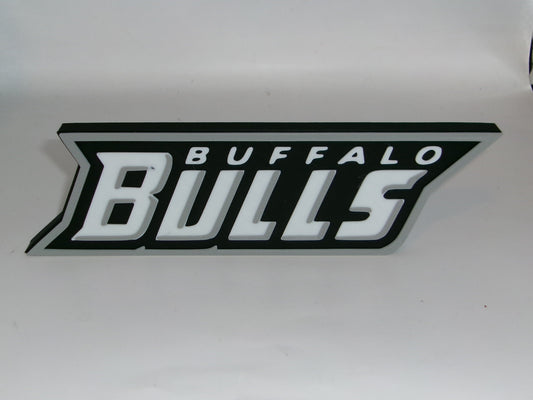 Buffalo Bulls 3D printed Logo Sign Wall Desk Shelf Art