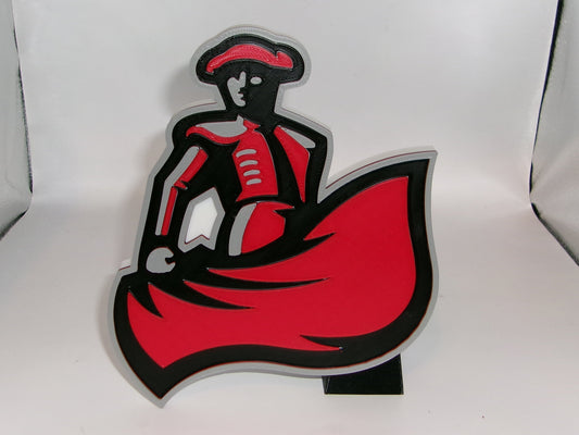 Cal State Northridge Matadors 3D printed Logo Sign Wall Desk Shelf Art