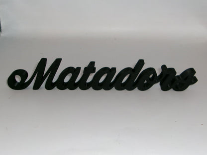 Cal State Northridge Matadors 3D printed Logo Sign Wall Desk Shelf Art