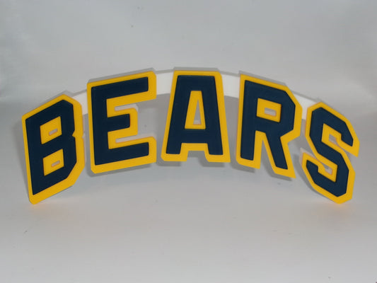 California Golden Bears 3D printed Logo Sign Wall Desk Shelf Art