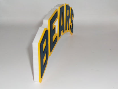 California Golden Bears 3D printed Logo Sign Wall Desk Shelf Art