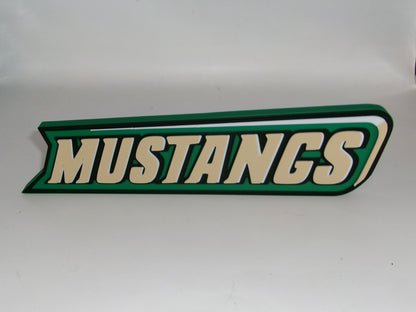 Cal Poly Mustangs 3D printed Logo Sign Wall Desk Shelf Art