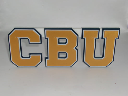 California Baptist Lancers 3D printed Logo Sign Wall Desk Shelf Art