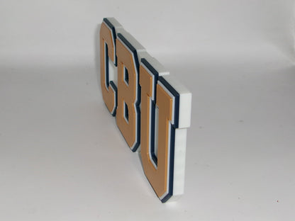 California Baptist Lancers 3D printed Logo Sign Wall Desk Shelf Art