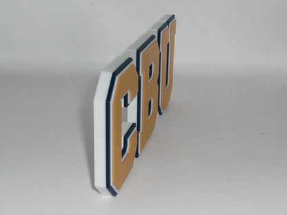 California Baptist Lancers 3D printed Logo Sign Wall Desk Shelf Art