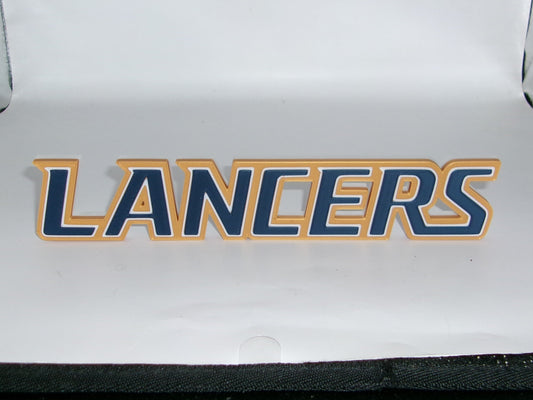 California Baptist Lancers 3D printed Logo Sign Wall Desk Shelf Art