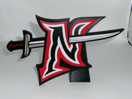 Cal State Northridge Matadors 3D printed Logo Sign Wall Desk Shelf Art